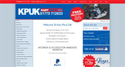 Desktop Screenshot of kartpartsuk.com